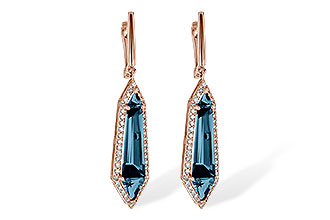 H217-66744: EARR 5.25 LONDON BLUE TOPAZ 5.67 TGW