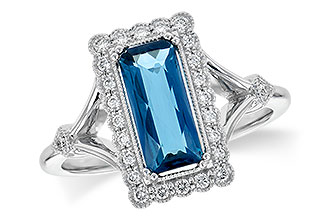 H217-69535: LDS RG 1.58 LONDON BLUE TOPAZ 1.75 TGW