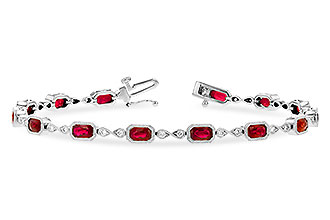 H300-39535: BRACELET 4.50 RUBY 4.82 TGW