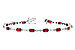 H300-39535: BRACELET 4.50 RUBY 4.82 TGW