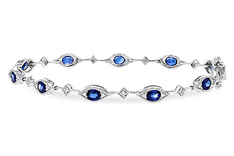 H302-19535: BRACELET 2.31 SAPPHIRE 2.50 TGW (7")