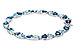 H302-20426: BRACELET 12.20 BLUE TOPAZ 12.50 TGW (7")