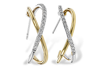 H302-20444: EARRINGS .50 TW