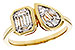 H302-25890: LDS DIA RG .17 TW BAGUETTE .25 TW