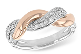 K215-86808: LDS WED RG .30 TW (ROSE & WG)