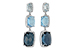 K215-88599: EARR 12.37 BLUE TOPAZ 12.66 TGW