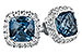 K216-74026: EARR 2.14 LONDON BLUE TOPAZ 2.40 TGW (6MM LBT)