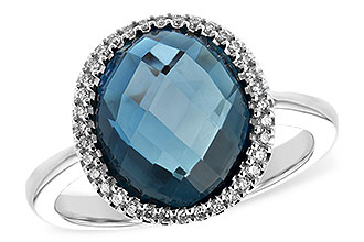 K216-74926: LDS RG 5.31 LONDON BLUE TOPAZ 5.45 TGW