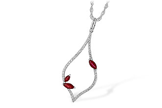 K217-64053: NECK .36 RUBY .56 TGW