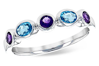 K300-39499: LDS RG .65 SEMI-PRECIOUS TW (AMY,BLUE TOPAZ)