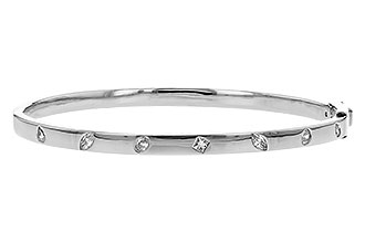 K301-34044: BANGLE .35 TW FANCY CUT DIAMONDS