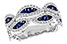 K301-35899: LDS WED RG .81 TW SAPP 1.22 TGW