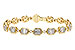 K302-18599: BRACELET 1.02 BAG 1.30 TW