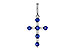K302-20381: PENDANT .34 TW SAPP .42 TGW