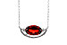 K302-20426: NECKLACE 1.94 GARNET 2.08 TGW (10x6MM GAR / 18")