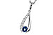 K302-24008: NECKLACE .38 SAPP .54 TGW (5x4 SAPP)