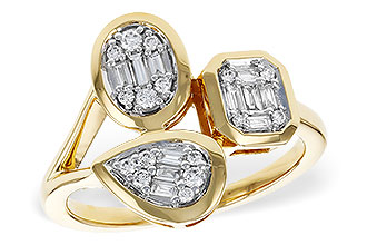 K302-26790: LDS DIA RG .12 TW BAGUETTE .25 TW