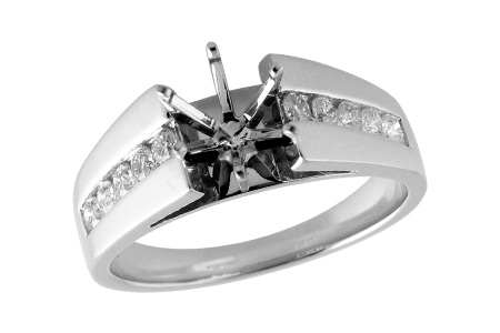 L213-15844: F033-13117 SEMI IN PLATINUM .34 TW