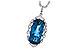 L217-64917: NECK 6.70 LONDON BLUE TOPAZ 6.81 TGW