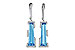 L217-64990: EARR 6.12 TW BLUE TOPAZ 6.33 TGW