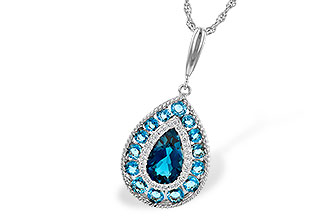 L217-67708: NECK 2.55 TW BLUE TOPAZ 2.65 TGW