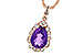 L217-71299: NECKLACE 1.53 AMETHYST 1.68 TGW