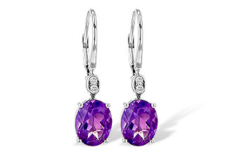 L217-72190: EARR 2.85 TW AMETHYST 2.90 TGW (9x7MM AMY)