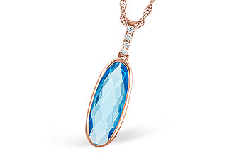 L300-39517: NECK 1.90 BLUE TOPAZ 1.93 TGW