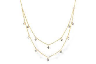 L301-28626: NECKLACE .22 TW (18 INCHES)