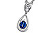 L302-21326: NECKLACE .21 SAPPHIRE .27 TGW (4x3 SAPP)