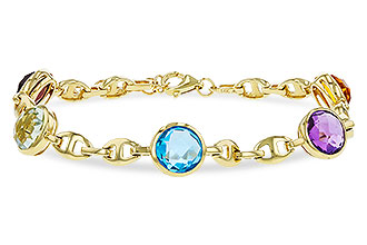 L302-22226: BRACELET 7.09 TW SEMI-PREC (GT,CIT,AMY,G.AMY,BT)