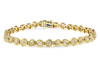 L302-25890: BRACELET 2.15 TW FANCY CUT DIAMONDS