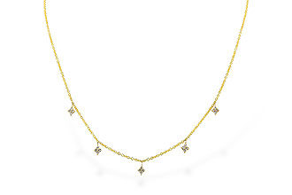 M301-34962: NECKLACE .19 TW (18")