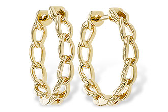 M302-19508: GOLD EARRINGS (18MM)