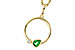 M302-20435: NECKLACE .20 EMERALD .22 TGW