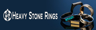 Heavy Stone Rings