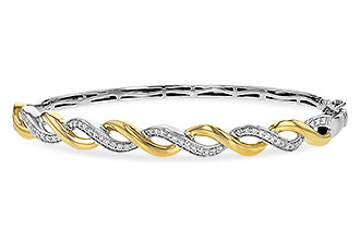A216-77690: BANGLE BRACELET .42 TW