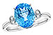 A217-71363: LDS RG 2.84 BLUE TOPAZ 2.90 TGW (10x8MM BT)