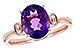 A217-72190: LDS RG 2.10 AMETHYST 2.16 TGW (10x8MM AMY)