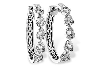 A301-34054: EARRINGS .20 BAG .47 TW