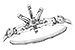 A301-35909: LDS SEMI DIA RG .21 BAG .33 TW