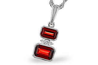 A302-20427: NECK .98 TW GARNET 1.01 TGW