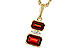A302-20427: NECK .98 TW GARNET 1.01 TGW
