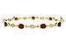 A302-20454: BRACELET 3.68 RUBY 3.92 TGW (7")
