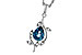 A302-22245: NECK 1.20 LONDON BLUE TOPAZ 1.25 TGW (8x6MM LBT)