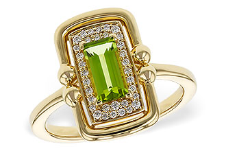 A302-26745: LDS RG .72 PERIDOT .84 TGW (8x4MM PER)