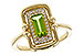 A302-26745: LDS RG .72 PERIDOT .84 TGW (8x4MM PER)