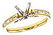 A303-09472: LDS SEMI DIA RG .38 TW BAGUETTES