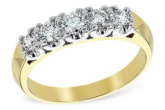 B120-42199: LDS DIA WED RG .50 TW