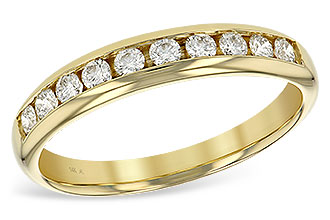 B120-42254: LDS WED RG .32 TW (10 STONES)